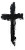 Expressionist Cross Vinyl Car Decal Sticker – Waterproof & UV-Resistant 8"