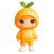 Mango Outfit Girl Vinyl Car Decal Sticker – Waterproof & UV-Resistant 8"