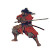 Samurai'S Unyielding Path Vinyl Car Decal Sticker – Waterproof & UV-Resistant 8"