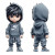 Chibi Hoodie Boy Vinyl Car Decal Sticker – Waterproof & UV-Resistant 8"