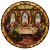Last Supper Stained Glass Vinyl Car Decal Sticker – Waterproof & UV-Resistant 8"