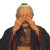 Elderly Hanfu Man Vinyl Car Decal Sticker – Waterproof & UV-Resistant 8"