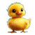 Cute Yellow Duck V12 Vinyl Car Decal Sticker – Waterproof & UV-Resistant 8"