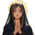 Anime Christian Veil Vinyl Car Decal Sticker – Waterproof & UV-Resistant 8"