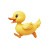 Running Yellow Duck Vinyl Car Decal Sticker – Waterproof & UV-Resistant 8"