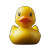 Funny Rubber Duck Vinyl Car Decal Sticker – Waterproof & UV-Resistant 8"