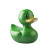 Green Rubber Duck Vinyl Car Decal Sticker – Waterproof & UV-Resistant 8"