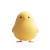 Chubby Yellow Chick Vinyl Car Decal Sticker – Waterproof & UV-Resistant 8"
