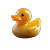 Yellow Rubber Duck V14 Vinyl Car Decal Sticker – Waterproof & UV-Resistant 8"