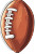 White Football Clipart Vinyl Car Decal Sticker – Waterproof & UV-Resistant 8"