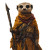 Desert Warrior Meerkat Vinyl Car Decal Sticker – Waterproof & UV-Resistant 8"