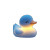 Glowing White Duck Vinyl Car Decal Sticker – Waterproof & UV-Resistant 8"