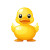 Rubber Duck Character V2 Vinyl Car Decal Sticker – Waterproof & UV-Resistant 8"