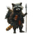 Crazed Raccoon Warrior Vinyl Car Decal Sticker – Waterproof & UV-Resistant 8"