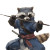 Ninja Raccoon V2 Vinyl Car Decal Sticker – Waterproof & UV-Resistant 8"