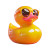 Rubber Duck Portrait Vinyl Car Decal Sticker – Waterproof & UV-Resistant 8"