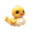 Yellow Rubber Duck V26 Vinyl Car Decal Sticker – Waterproof & UV-Resistant 8"