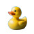 Yellow Duck Toy V2 Vinyl Car Decal Sticker – Waterproof & UV-Resistant 8"