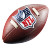 Superbowl Football Logo Vinyl Car Decal Sticker – Waterproof & UV-Resistant 8"