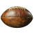 Historic Leather Football Vinyl Car Decal Sticker – Waterproof & UV-Resistant 8"