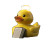 Christian Duck Logo Vinyl Car Decal Sticker – Waterproof & UV-Resistant 8"