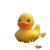 Corny Rubber Ducky Vinyl Car Decal Sticker – Waterproof & UV-Resistant 8"