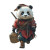 Disney Panda Monk Vinyl Car Decal Sticker – Waterproof & UV-Resistant 8"