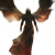 Space Angel Vinyl Car Decal Sticker – Waterproof & UV-Resistant 8"