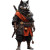 Canine Ninja Hybrid Vinyl Car Decal Sticker – Waterproof & UV-Resistant 8"