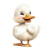 Happy Fuzzy Duck V2 Vinyl Car Decal Sticker – Waterproof & UV-Resistant 8"