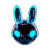 Robot Rabbit Head Vinyl Car Decal Sticker – Waterproof & UV-Resistant 8"