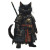 Warrior Cat V2 Vinyl Car Decal Sticker – Waterproof & UV-Resistant 8"