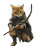 Exaggerated Cat Mage Vinyl Car Decal Sticker – Waterproof & UV-Resistant 8"