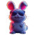 Easter Bunny Sunglasses Vinyl Car Decal Sticker – Waterproof & UV-Resistant 8"
