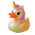 Unicorn Rubber Duck Vinyl Car Decal Sticker – Waterproof & UV-Resistant 8"