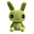Green Alien Bunny Vinyl Car Decal Sticker – Waterproof & UV-Resistant 8"