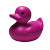 Magenta Rubber Duck Vinyl Car Decal Sticker – Waterproof & UV-Resistant 8"