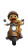 Happy Duck Rider Vinyl Car Decal Sticker – Waterproof & UV-Resistant 8"