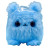 Fluffy Blue Plushie Vinyl Car Decal Sticker – Waterproof & UV-Resistant 8"