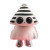 Cute Mushroom Robot Vinyl Car Decal Sticker – Waterproof & UV-Resistant 8"