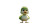 Cute Green Duck Vinyl Car Decal Sticker – Waterproof & UV-Resistant 8"