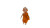 Little Monk Walking Vinyl Car Decal Sticker – Waterproof & UV-Resistant 8"