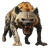 Giant Snarling Hyena Vinyl Car Decal Sticker – Waterproof & UV-Resistant 8"