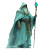 Aquamarine Wizard Vinyl Car Decal Sticker – Waterproof & UV-Resistant 8"