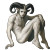 Dark Satyr V2 Vinyl Car Decal Sticker – Waterproof & UV-Resistant 8"