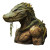 Man-Gator Hybrid Vinyl Car Decal Sticker – Waterproof & UV-Resistant 8"