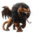 Mythical Chimera Beast V2 Vinyl Car Decal Sticker – Waterproof & UV-Resistant 8"