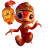 Festive Baby Snake V2 Vinyl Car Decal Sticker – Waterproof & UV-Resistant 8"
