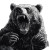 Angry Bear Cub Vinyl Car Decal Sticker – Waterproof & UV-Resistant 8"