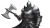 Silver Dragonborn Paladin Vinyl Car Decal Sticker – Waterproof & UV-Resistant 8"